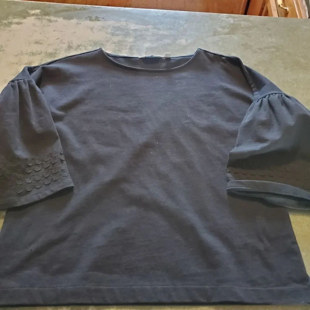 Vineyard Vines Bell Sleeve Ric Rac Knit Top Sz Medium